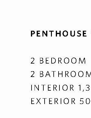 Two Bedroom Penthouse